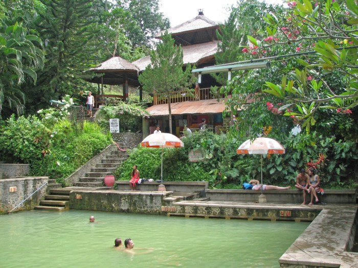 Banjar springs hot bali